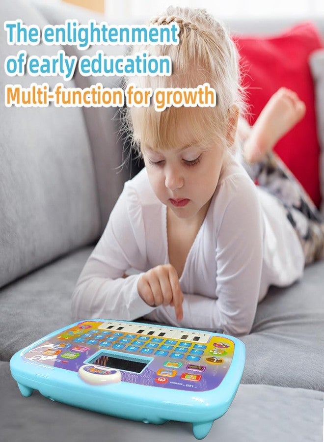 VGRASSP 2 in 1 Activity Learning Musical Piano Toy for Kids with LED Display, Alphabet-Numbers Study Modes and Quizzes - Interactive Early Education Tablet with Animal Buttons - Multicolor - Image 3